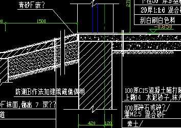 车库入口坡道雨蓬做法