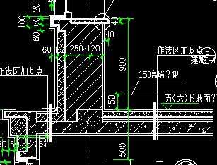 飘窗顶部详图