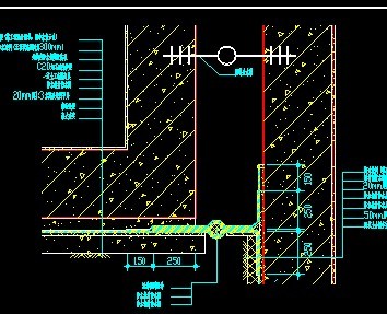 变形缝防水节点大样图免费下载 - 建筑详图,图库