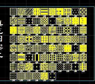 建筑设计常用cad填充图案