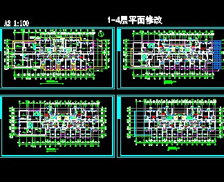 某公寓式办公楼平面图