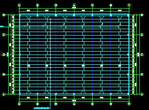 钢结构屋面檩条布置图