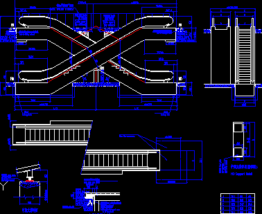 自动扶梯大样图