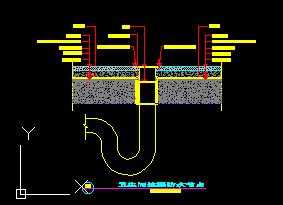 卫生间防水地漏节点详图