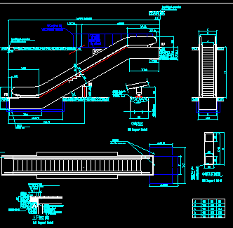 自动扶梯大样图