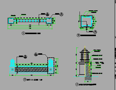 景墙设计施工详图
