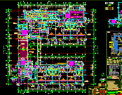 某学校全套施工图(建筑结构水电暖)