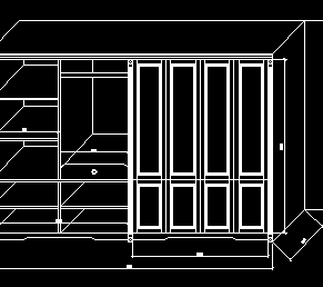衣柜cad制图初学入门_cad内衣柜下载(3)