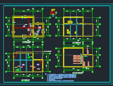 消防水池,泵房施工图纸(含建筑水电暖)