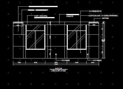 二楼会议室竣工图免费下载 - 建筑装修图 - 土木工程网