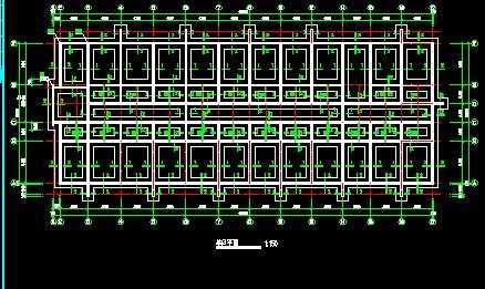 某公司集团宿舍楼建筑结构图