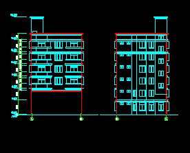 框架结构六层住宅楼建筑施工图纸