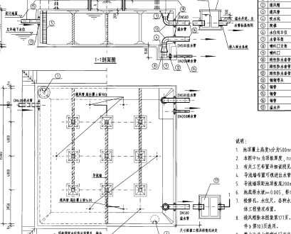 1000立方蓄水池标准图纸