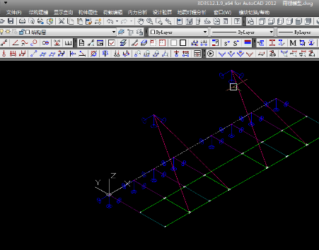 3D3S鋼結構設計與軟件應用培訓講座：雨棚設計