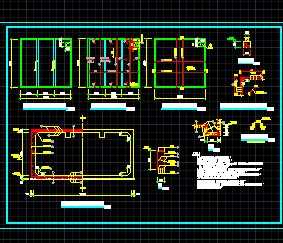 某地下消防水池结构施工图