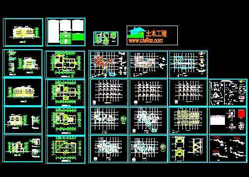 某办公楼建筑结构图免费下载 - 钢结构 - 土木工程网