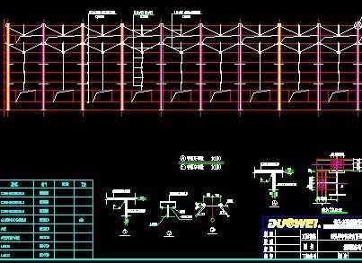 钢结构厂房施工图
