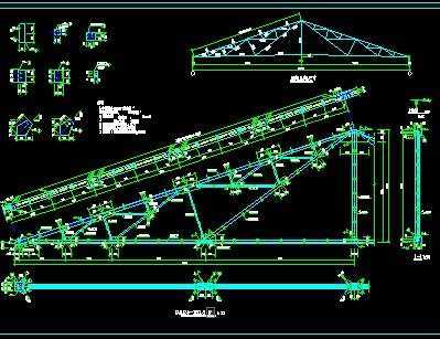 钢结构屋架结构详图