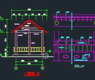 某六角亭建筑结构设计施工图