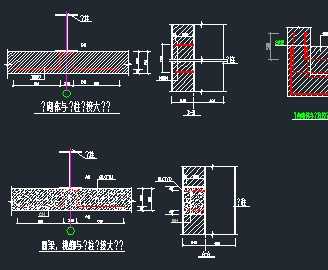 轻钢柱与维护墙拉结大样图