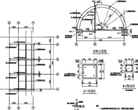 大门钢结构设计图