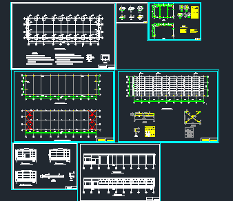 钢结构厂房施工图