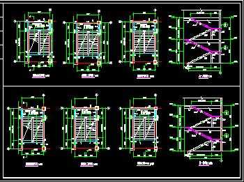 某职工宿舍楼梯配筋节点构造详图免费下载 - 混凝土结构 - 土木工程网
