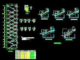 某板式楼梯节点构造详图