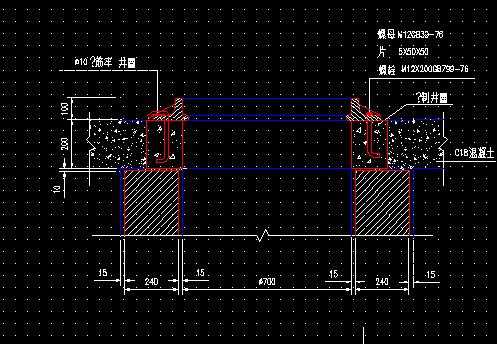 污水窨井井圈设计图纸