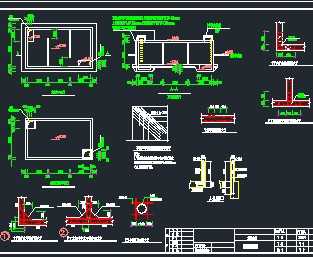 室外消防水池施工图