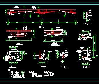 弧形梁结构大样图