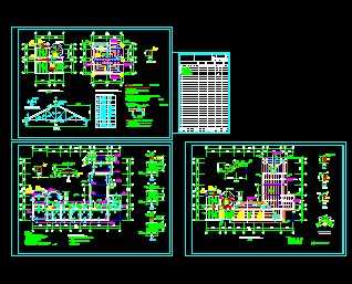 某临时建筑砖木结构施工图