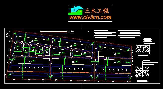 小区道路平面图