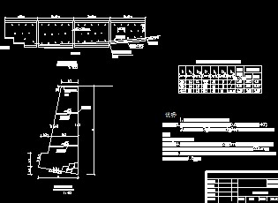某路边挡土墙及过水涵管设计图