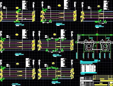 轨道交通标跨梁施工图纸