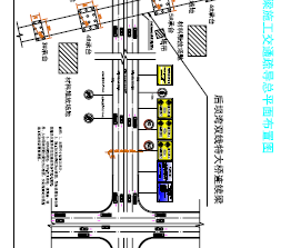 交通疏导总平面布置图