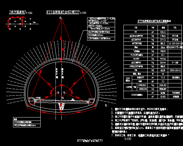 某隧道设计图纸
