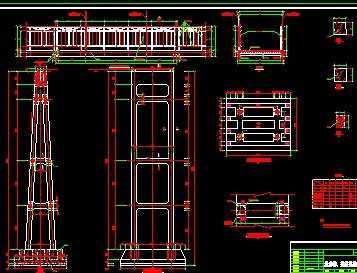 钢索桥施工图