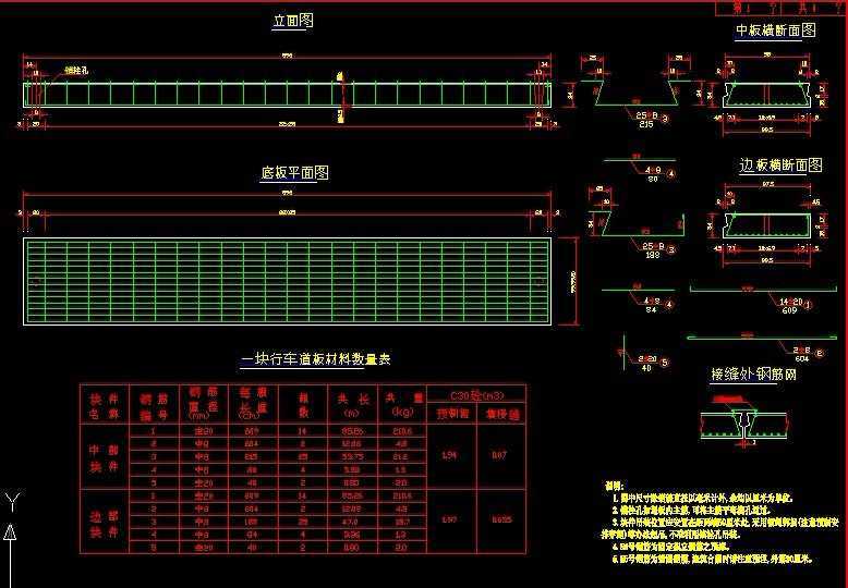 1-6米小桥设计图(公路Ⅱ级)