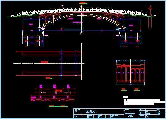 双曲拱桥设计图纸