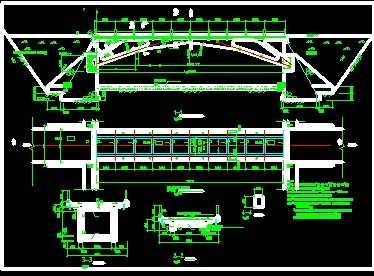 28米跨刚架拱桥技施图