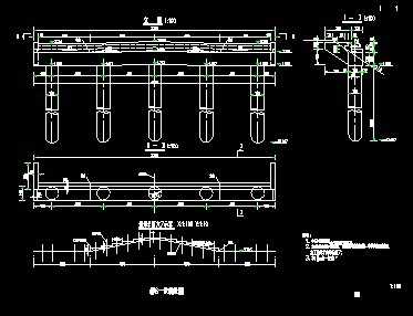 盖梁顶面大样示意图