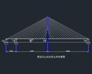 双塔双索面斜拉桥施工图集免费下载 - 桥梁图纸