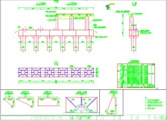 钢便桥施工图纸