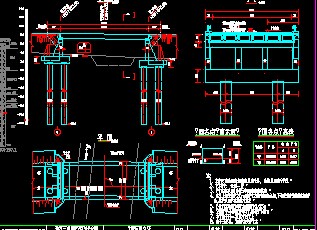 扶壁桥台施工图纸