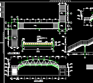 钢结构过街天桥设计图纸