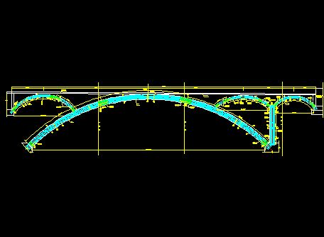 钢筋砼实体式空腹拱桥施工图纸