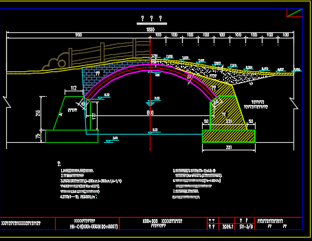 1-8m混凝土拱桥设计图
