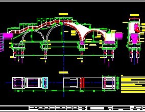 景观拱桥设计图纸