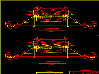 双线无碴轨道路基设计图纸